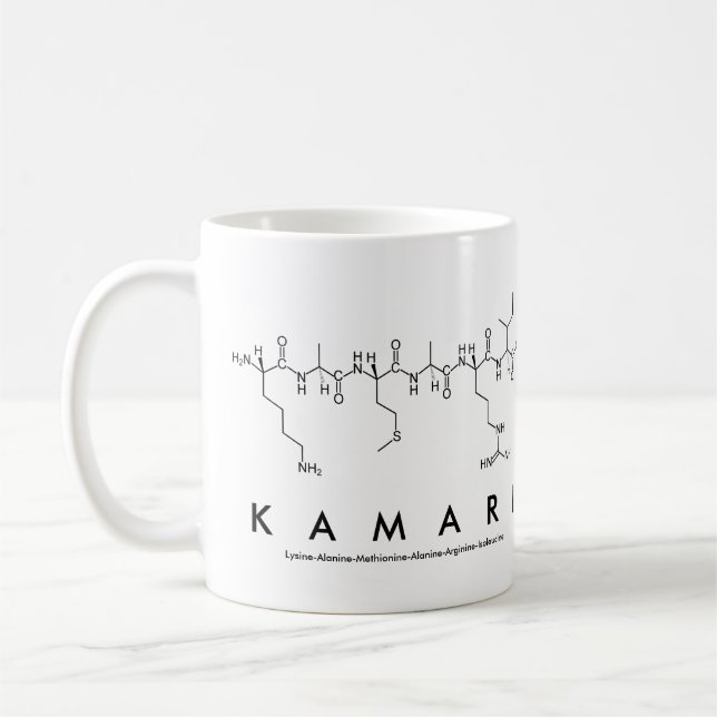 Kamari peptide namn mugg (Vänster)
