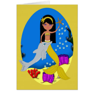 Kamaria, Sjöjungfru- och delfinkort Hälsningskort
