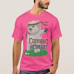 Kambat Wombat Funny Karate Wombat Martial Artist T Shirt