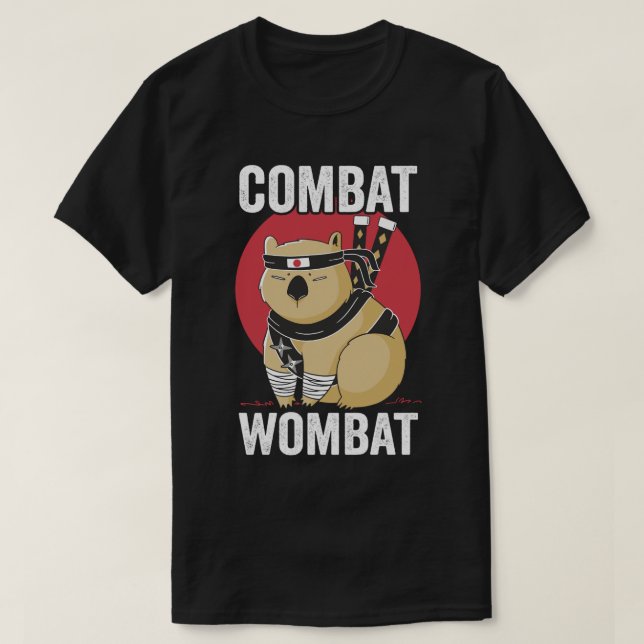 Kambat Wombat Funny T Shirt (Design framsida)