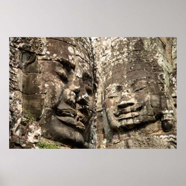 Kambodja, Angkor Wat. Angkor Thom, Bayon Poster (Framsidan)