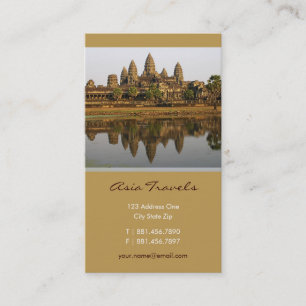 Kambodja Angkor Wat Photo Anpassningsbar Profile Visitkort