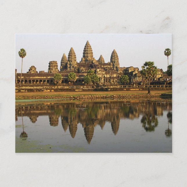 Kambodja | Angkor Wat Travel Photo Postcard Vykort (Framsida)