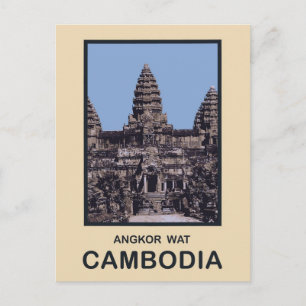 Kambodja Angkor Wat Vykort
