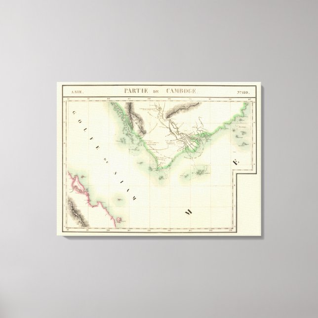 Kambodja, Asien 110 Canvastryck (Framsida)