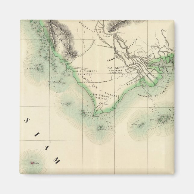 Kambodja, Asien 110 Magnet (Framsidan)