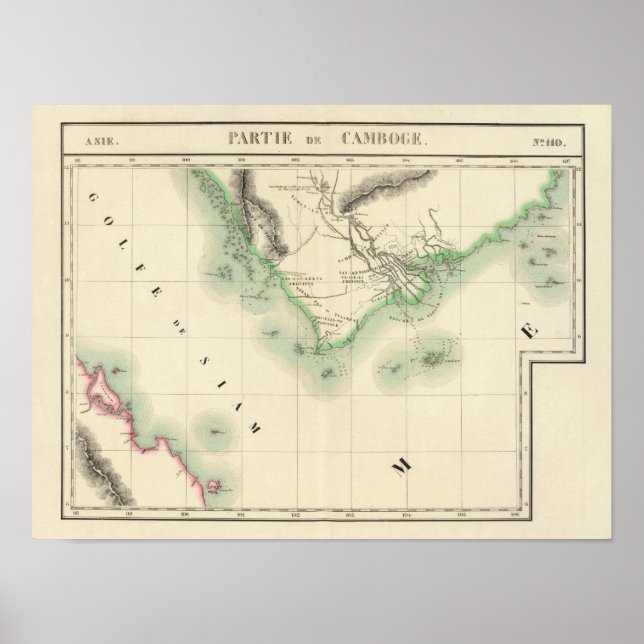 Kambodja, Asien 110 Poster (Framsidan)
