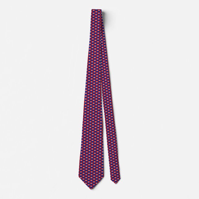 Kambodja Flagga Honeycomb Tie Slips (Framsida)