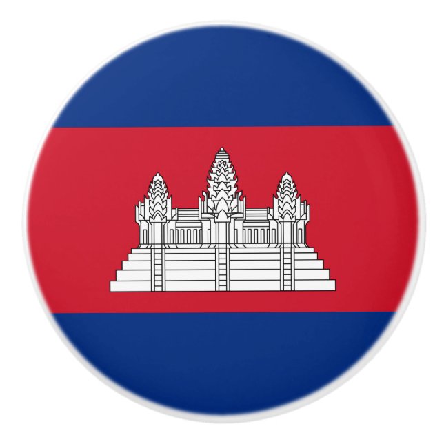 Kambodja flagga knopp (Framsidan)