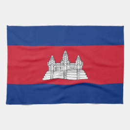 Kambodja flagga kökshandduk
