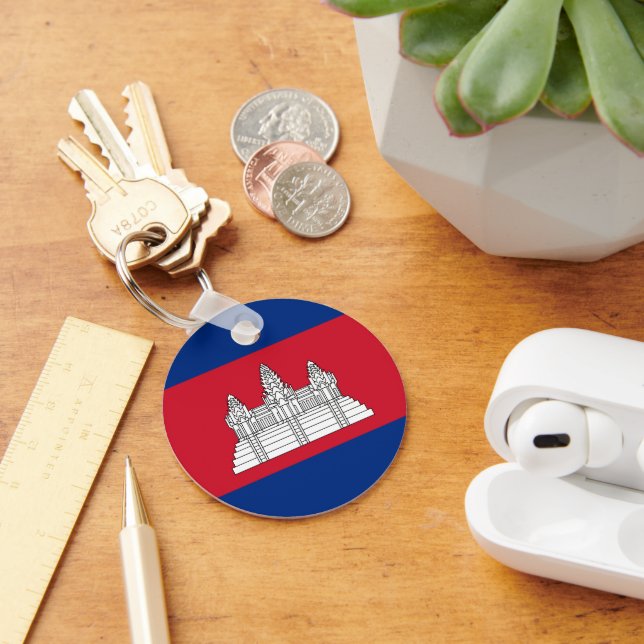 Kambodja flagga nyckelring (Skrivbord)