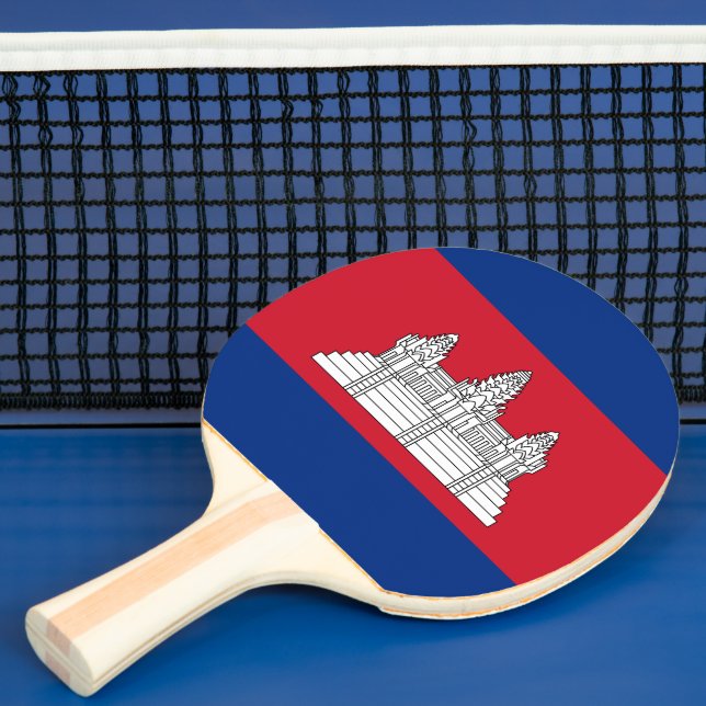 Kambodja flagga pingisracket (Insitu)
