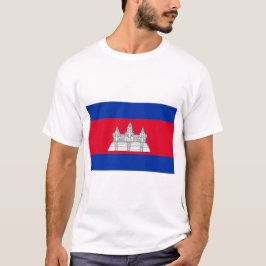 Kambodja Flagga T Shirt