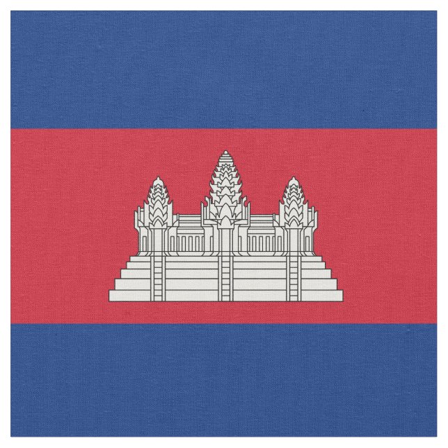 Kambodja flagga tyg (Närbild)