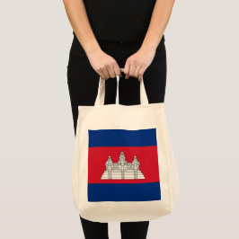 Kambodja flagga tygkasse
