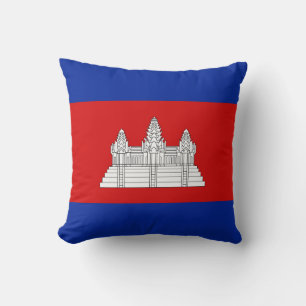 Kambodja Flagga x Flagga Pillow Kudde