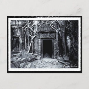 Kambodja - Hemlig dörr, Angkor Watt Temples Vykort