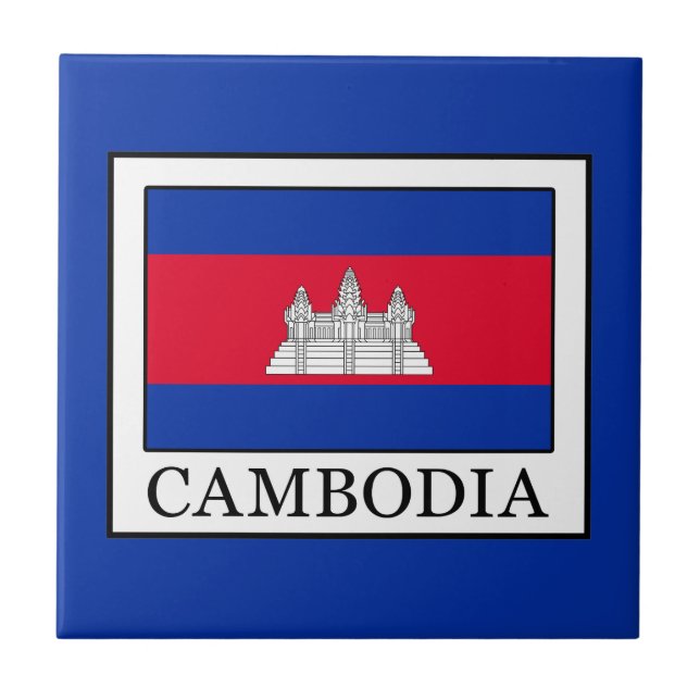 Kambodja Kakelplatta (Framsidan)
