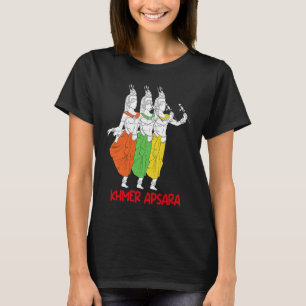 Kambodja Kambodjansk Khmer Traditionell Dans Apsar T Shirt