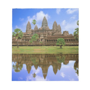 Kambodja, Kampuchea, Angkor Wat-templet. Anteckningsblock