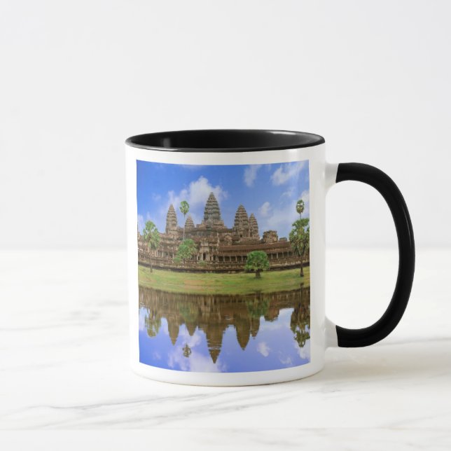 Kambodja, Kampuchea, Angkor Wat-templet. Mugg (Höger)