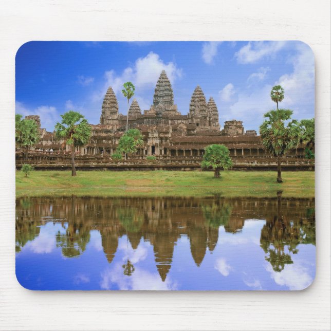 Kambodja, Kampuchea, Angkor Wat-templet. Musmatta (Framsidan)