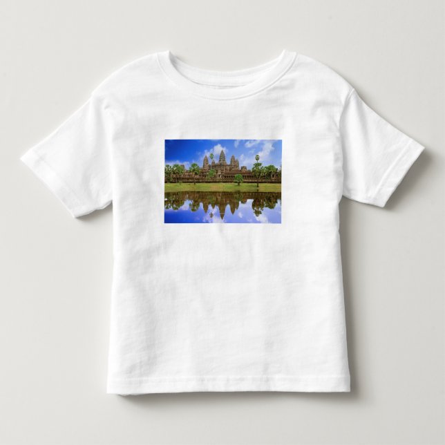 Kambodja, Kampuchea, Angkor Wat-templet. T-shirt (Framsida)