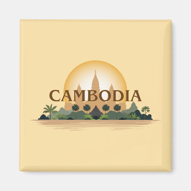 Kambodja Magnet (Framsidan)