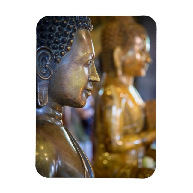 Kambodja, Phnom Penh. Buddhastatyer Magnet (Vertikal)