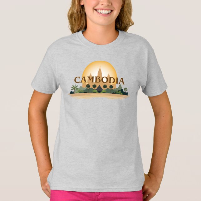 Kambodja T Shirt (Framsida)