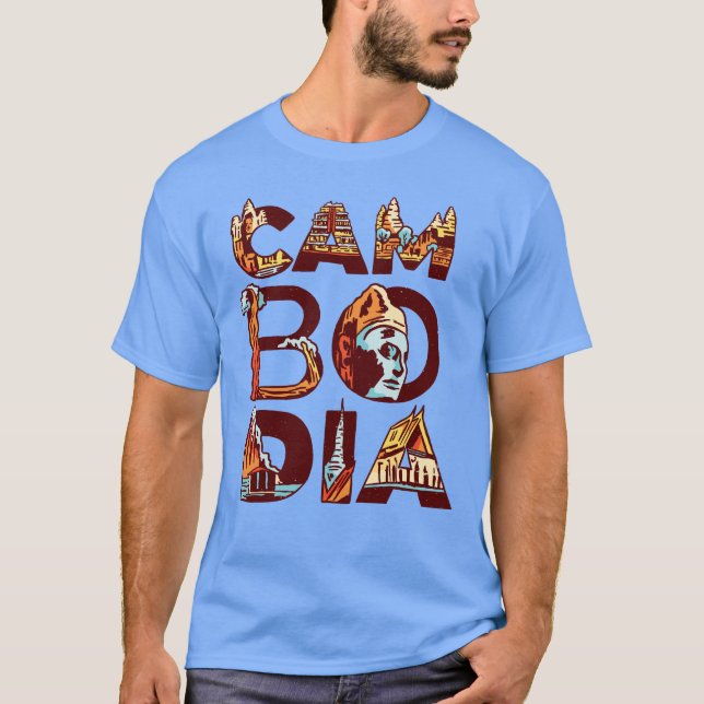 Kambodja T Shirt (Framsida)
