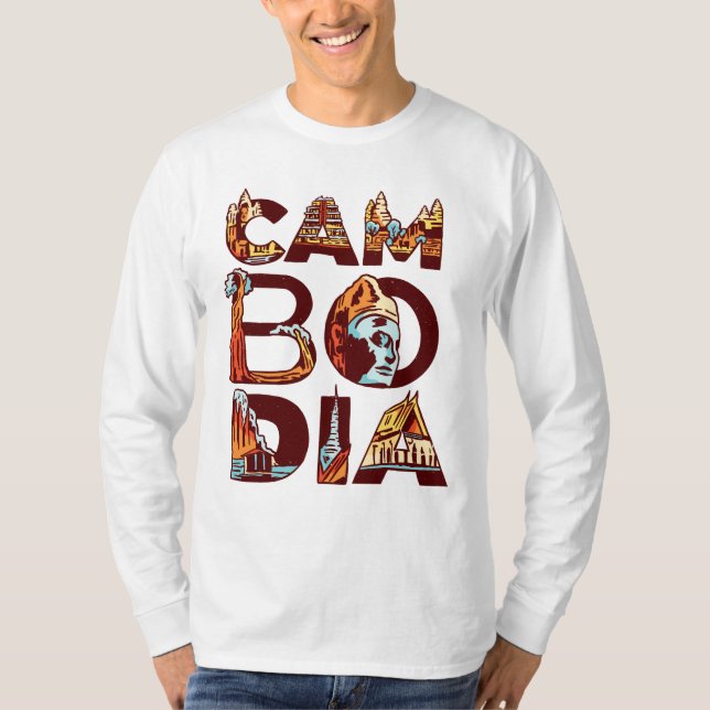 Kambodja T Shirt (Framsida)