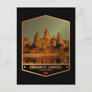 Kambodja Vykort