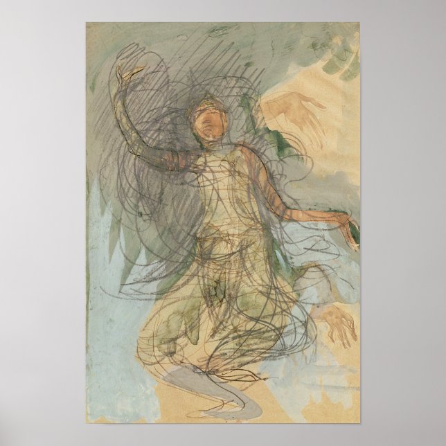 Kambodjansk dansare poster (Framsidan)