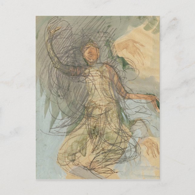 Kambodjansk dansare vykort (Framsida)