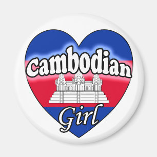 Kambodjansk flicka magnet