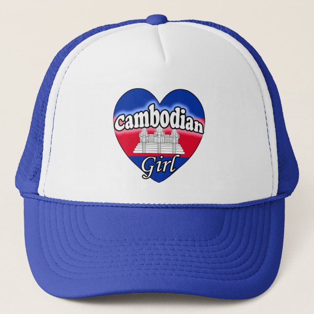 Kambodjansk flicka truckerkeps (Framsida)