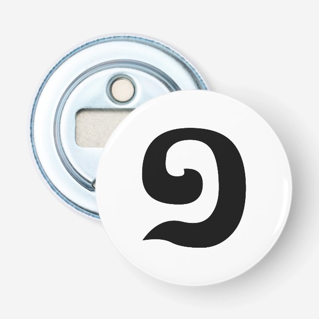 Kambodjansk Nummer 1 / Ett / ១ (Muəj) Khmer-språk Flasköppnare (Framsidan)