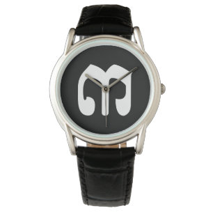 Kambodjansk nummer 3 / Tre / ៣ (Bei) Khmer-skrift Armbandsur