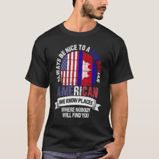 Kambodjanska Amerika Vi känner Ställe där Kambodja T Shirt