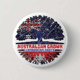 Kambodjanska australiska Australiens Träd-rötter Knapp