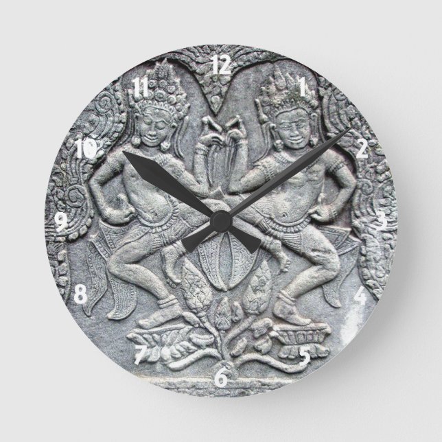 Kambodjanska dansare, stenfräschare klocka (Framsida)