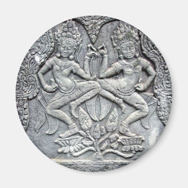 Kambodjanska dansare, stenvårdande magnet (Framsidan)