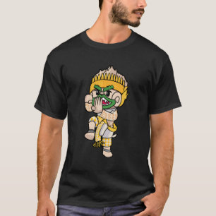 Kambodjanska Khmer Thai och Lao Hanuman Idol Monke T Shirt
