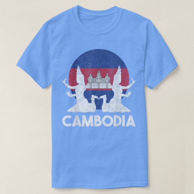 Kambodjanska Khmer Traditional Dance Apsara T Shirt (Design framsida)