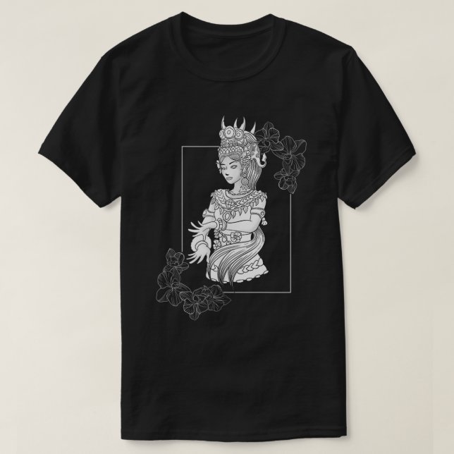 Kambodjanska Khmer Traditional Dance Girl Ap T Shirt (Design framsida)