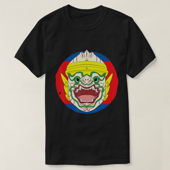 Kambodjanska Khmer Traditional Dance Reamker T Shirt (Design framsida)
