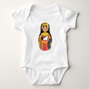 Kambodjanska Matryoshka Baby Bodykostym Tröja