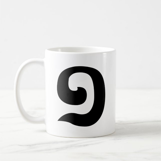 Kambodjanska nr 1 / 1 / ១ (Muakj) Khmer Kaffemugg (Vänster)