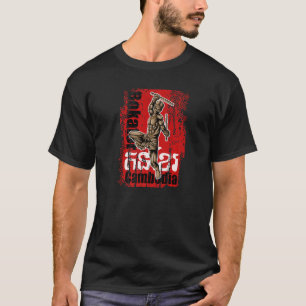 Kambodjanska proud Khmer Flagga Bokator Materi T Shirt